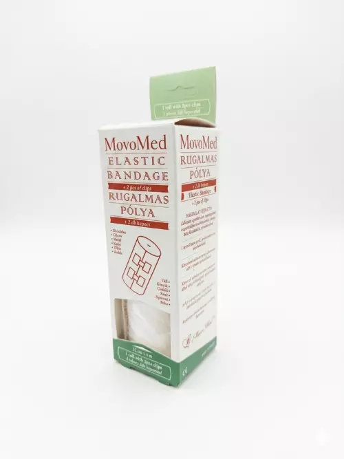 Rugalmas pólya MovoMed 2 kapoccsal 12cmx5m 1x