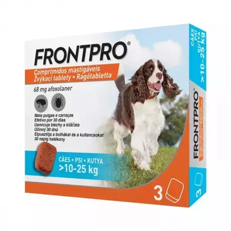 Frontpro  68 mg rágótabl. (10-25 kg) kutya A.U.V. 3x