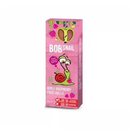 Bob-Snail Rolls alma-málna GM. HCM. 30g Bob-Snail Rolls alma-málna GM. HCM. 30g