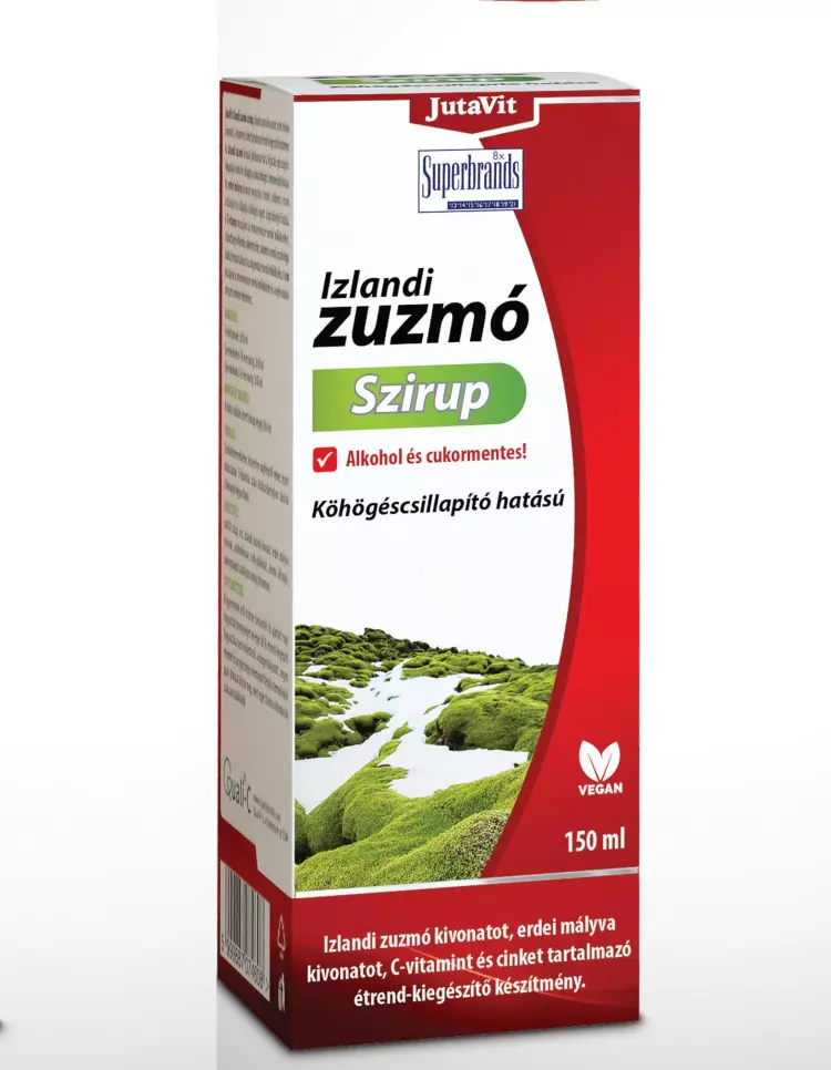 JutaVit Izlandi zuzmó szirup 150ml JutaVit Izlandi zuzmó szirup 150ml