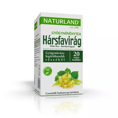 Hársfavirág tea filteres NATURLAND 20x1,25g