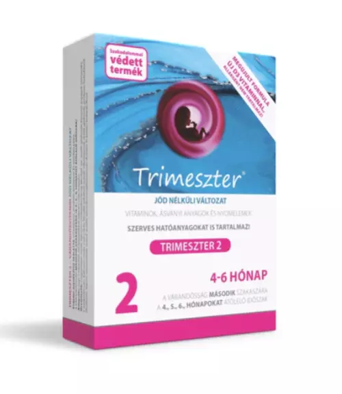 Trimeszter 2 vitamin tabl. várandósoknak jódmentes 60x