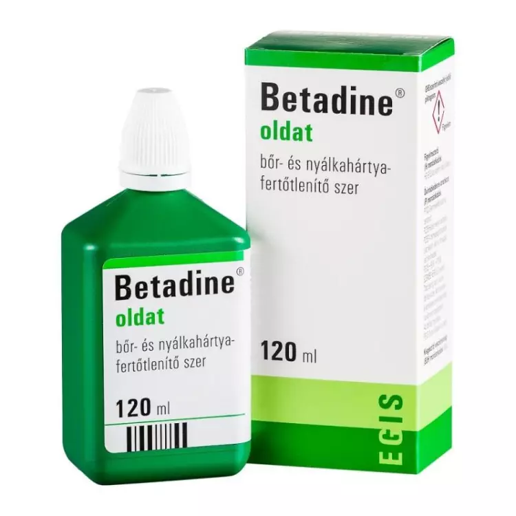 Betadine oldat fertőtlenítő 120ml Betadine oldat fertőtlenítő 120ml