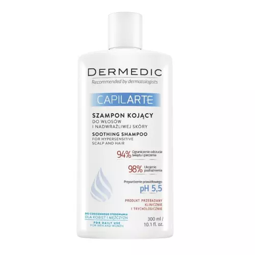 Dermedic Capilarte Fejbőr nyugtató sampon 300ml