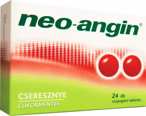 Neo-Angin cseresznye szopogató tabletta 24x