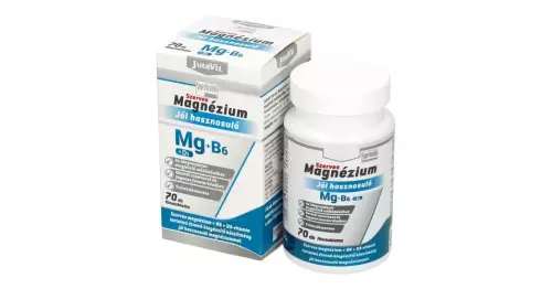 JutaVit Szerves Magnézium+ B6 + D3 tabletta 70x