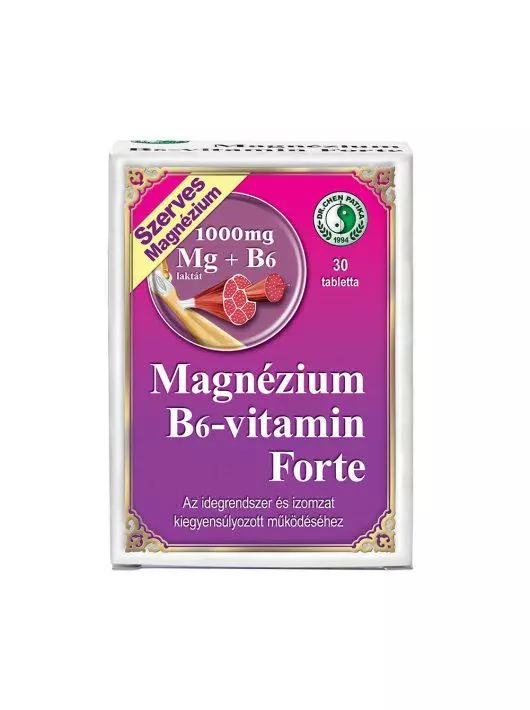 Dr.Chen Magnézium B6-vitamin forte tabletta 30x Dr.Chen Magnézium B6-vitamin forte tabletta 30x