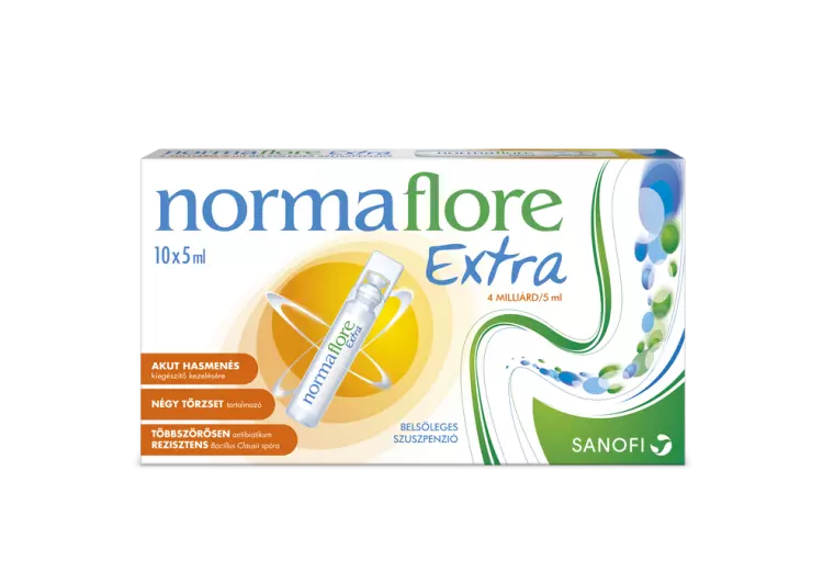 Normaflore Extra 4 milliárd/5ml belsőleges szuszp. 10x5ml Normaflore Extra 4 milliárd/5ml belsőleges szuszp. 10x5ml