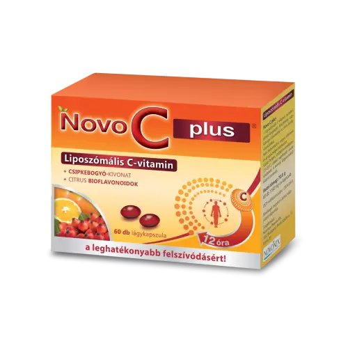 Novo C Plus liposzómás retard C kapszula 60x