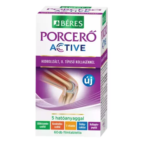 Béres Porcerő ACTIVE étrendkiegészítő filmtabletta 60x