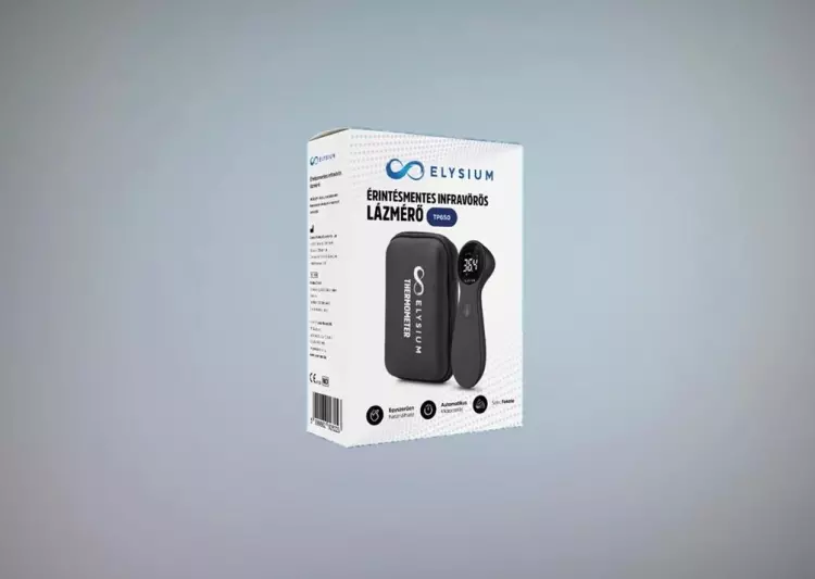 Elysium TP650 lázmérő infrav. érintésm. fekete 1x
