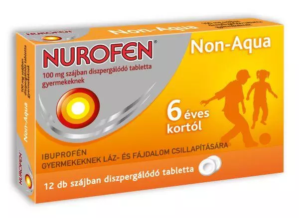 Nurofen Non-Aqua 100mg szájban diszp.tabl.gyermek 12x