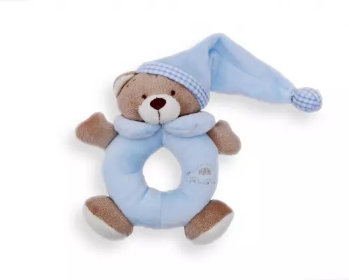 Baby-Bruin csörgő 14cm + plüss maci 1+1