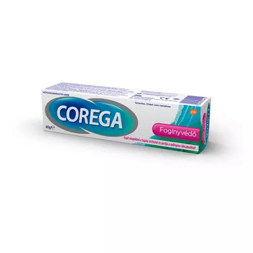 Corega műfogsorrögzítő krém Gum Care 40g
