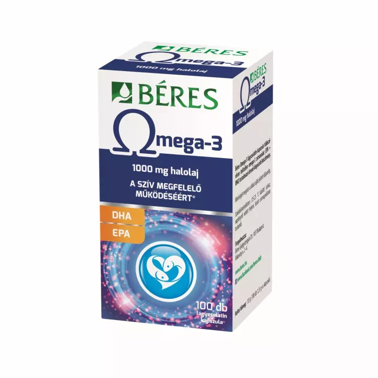 Béres Omega-3 lágyzselatin kapszula 100x Béres Omega-3 lágyzselatin kapszula 100x