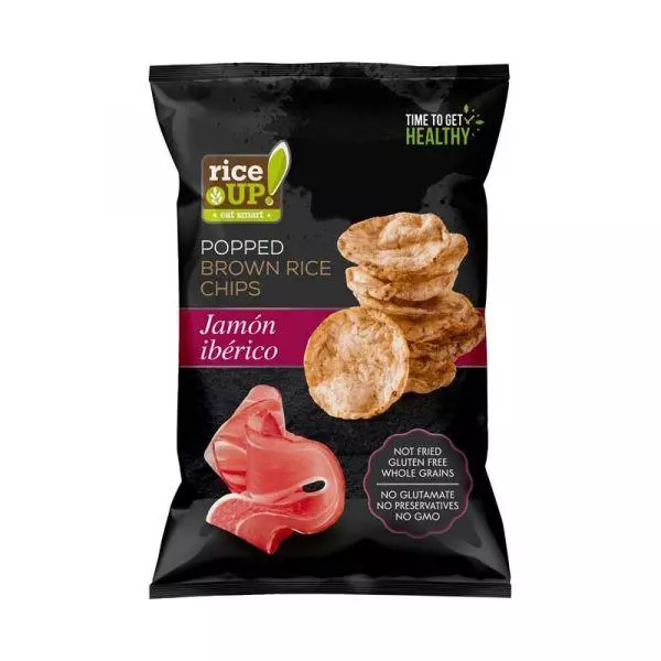 Rice Up rizs chips ibéria sonka 60g Rice Up rizs chips ibéria sonka 60g