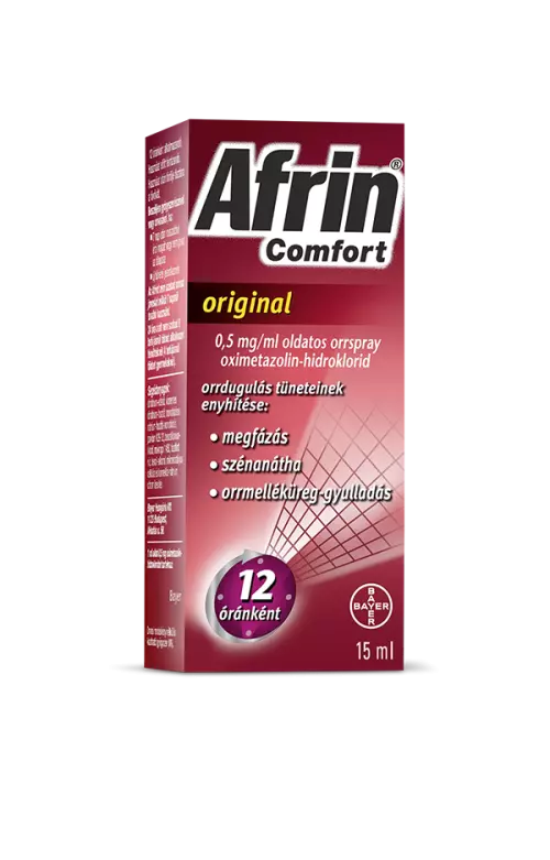 Afrin Comfort original 0,5 mg/ml oldatos orrspray 1x15ml