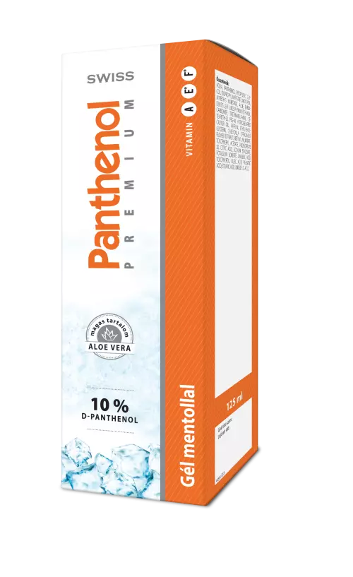 Swiss Panthenol Premium 10% gél mentol 125ml