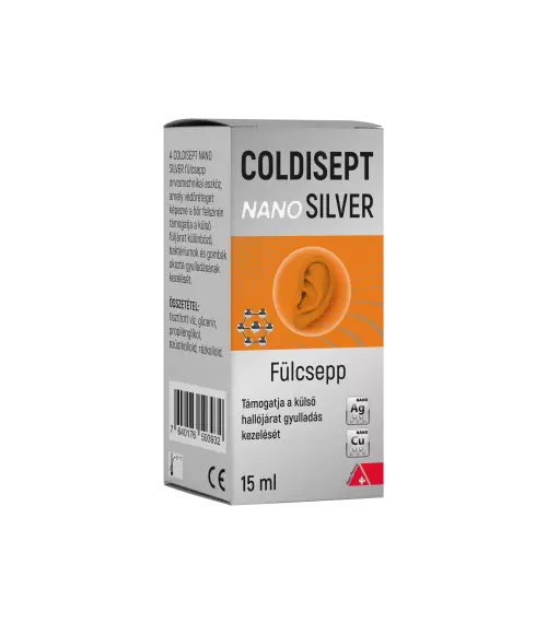 Coldisept NanoSILVER fülcsepp 15ml