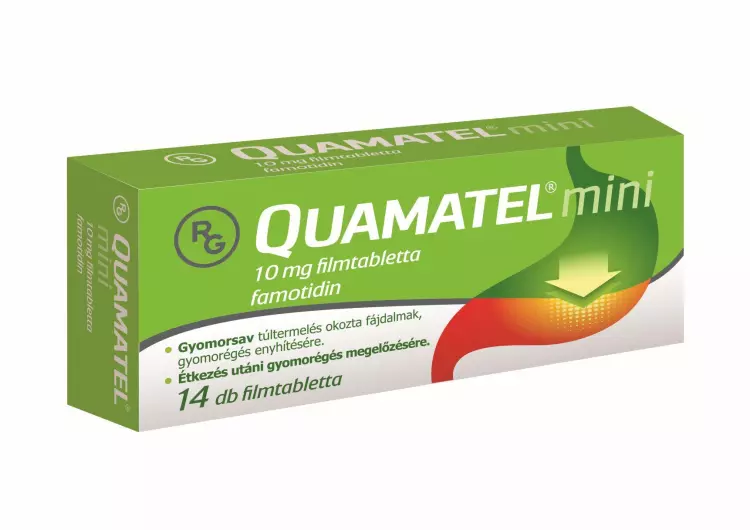 Quamatel Mini 10 mg filmtabletta 14x Quamatel Mini 10 mg filmtabletta 14x