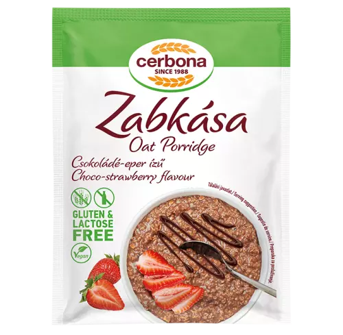 Cerbona zabkása csokoládé-eper GM. 50g