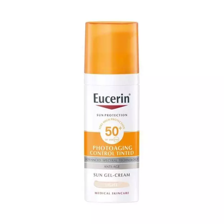 Eucerin Sun Photoaging Control színezett napozó krém arcra light SPF50+ 50ml Eucerin Sun Photoaging Control színezett napozó krém arcra light SPF50+ 50ml