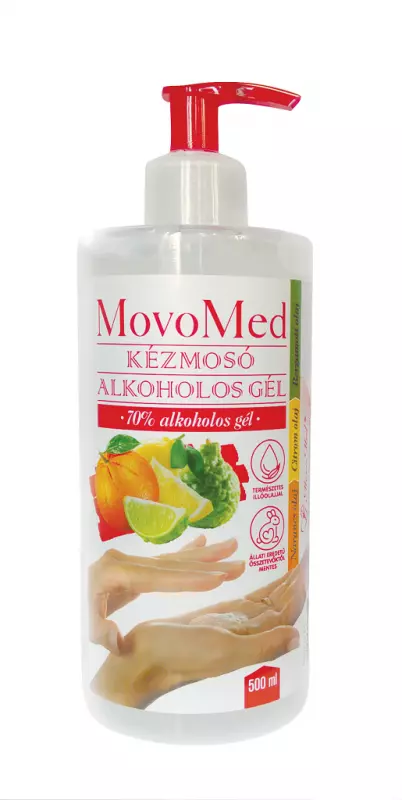 MovoMed alkoholos kézmosó gél 500ml