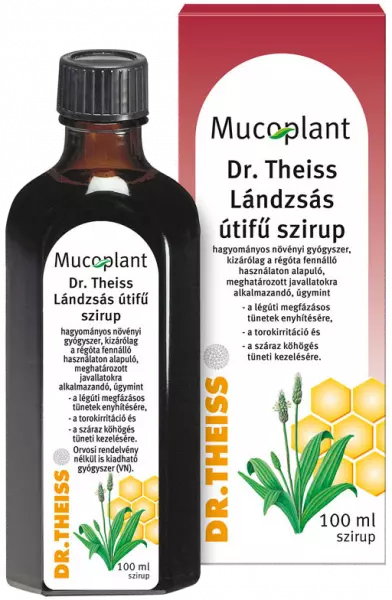 Mucoplant Dr. Theiss Lándzsás útifű szirup 1x100ml Mucoplant Dr. Theiss Lándzsás útifű szirup 1x100ml