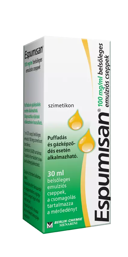 Espumisan 100 mg/ml belsőleges emulziós cseppek 1x30ml Espumisan 100 mg/ml belsőleges emulziós cseppek 1x30ml