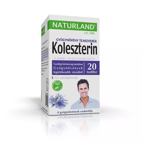 Koleszterin tea filteres NATURLAND 20x2g