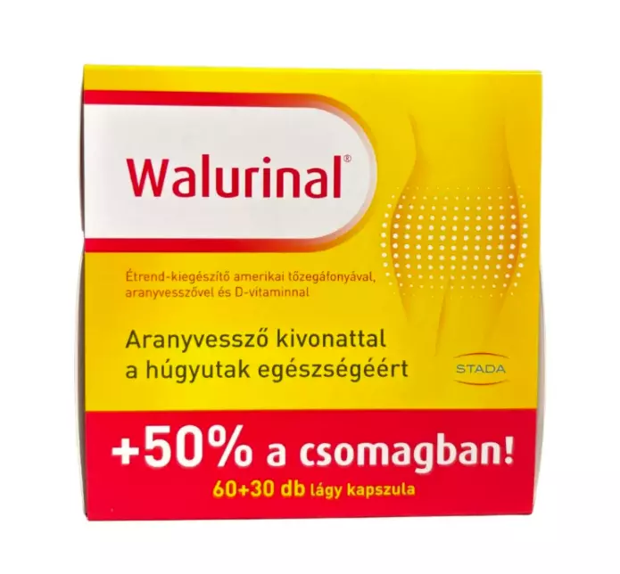 Walurinal Aranyvesszővel lágy kapszula 60+30x