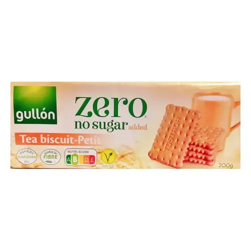 Gullón cukormentes keksz Tea biscuit-Petit 200g