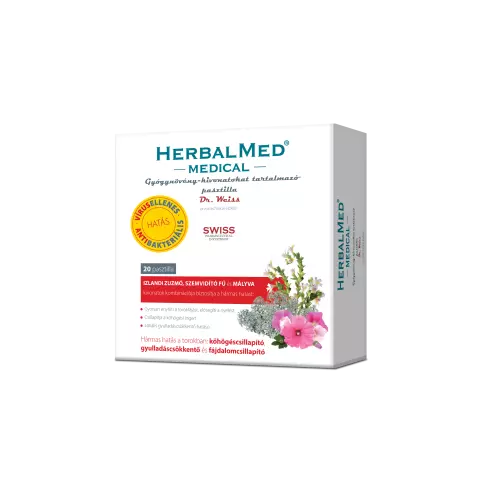 Herbalmed Medical gyógynövény pasztilla 20x
