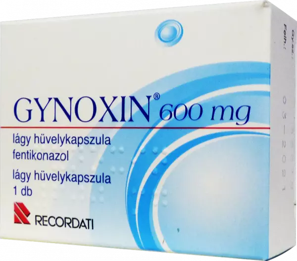 Gynoxin 600 mg lágy hüvelykapszula 1x Gynoxin 600 mg lágy hüvelykapszula 1x