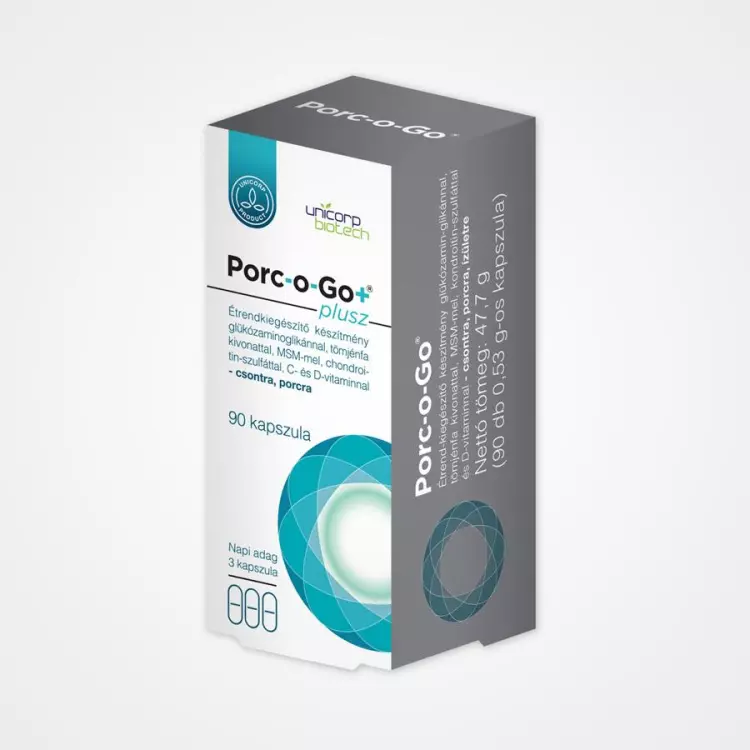 Porc-O-Go+ étrendkiegészítő kapszula 90x