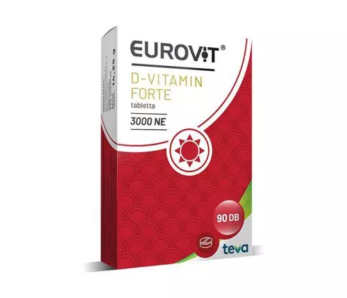 Eurovit D 3000 NE forte étrendkieg. tabletta 90x