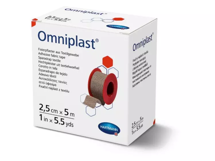 Omniplast ragtapasz 2,5cm x 5m 1x Omniplast ragtapasz 2,5cm x 5m 1x