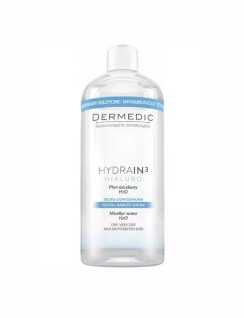 Dermedic Hydrain3 Micellás víz H2O 500ml