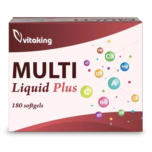 Vitaking Multi Plusz Liquid gélkapszula 180x Vitaking Multi Plusz Liquid gélkapszula 180x