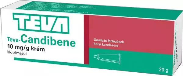 Teva-Candibene 10 mg/g krém 20g Teva-Candibene 10 mg/g krém 20g