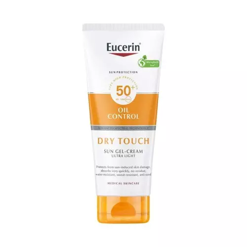 Eucerin Sun Oil Control Dry Touch napozó krém-gél testre SPF50+ 200ml