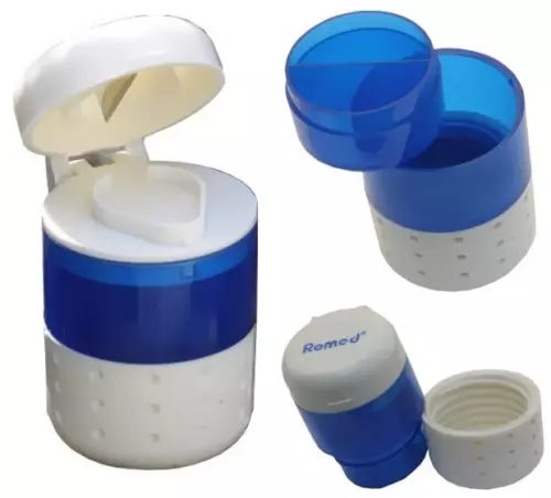 Romed Tablettafelező porító és tároló 1x