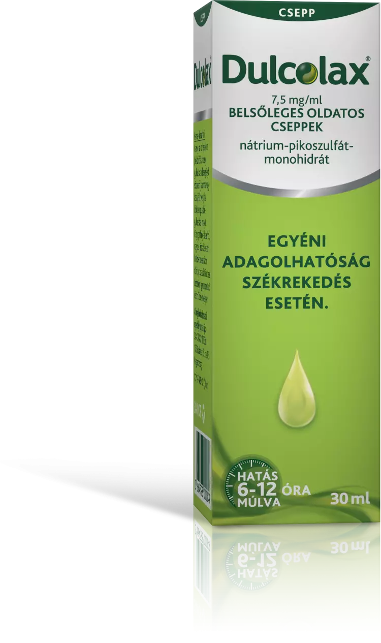 Dulcolax 7,5 mg/ml belsőleges oldatos cseppek 1x30ml Dulcolax 7,5 mg/ml belsőleges oldatos cseppek 1x30ml