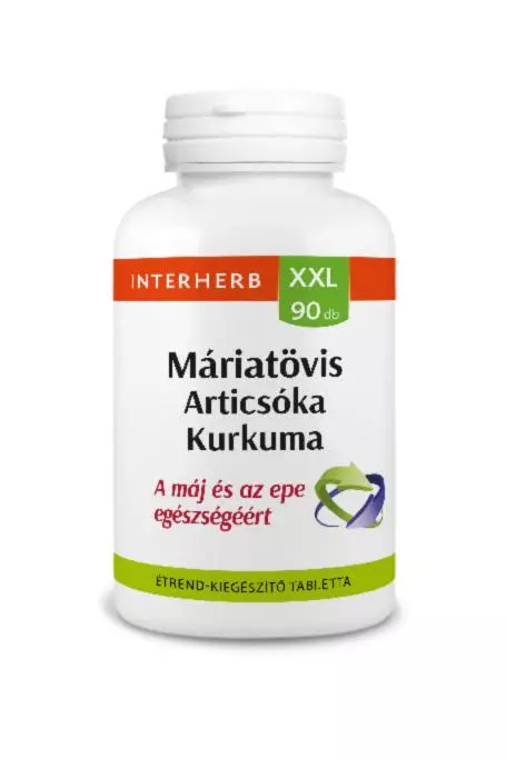 Interherb XXL Máriatövis+ Articsóka tabletta 90x Interherb XXL Máriatövis+ Articsóka tabletta 90x