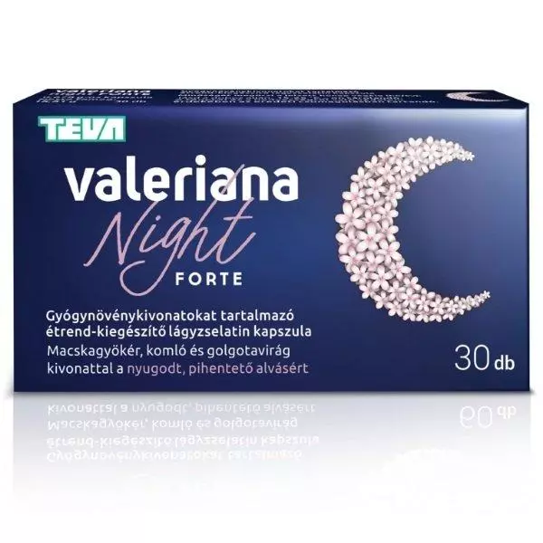 Valeriana Night Forte lágyzselatin kapszula 30x Valeriana Night Forte lágyzselatin kapszula 30x