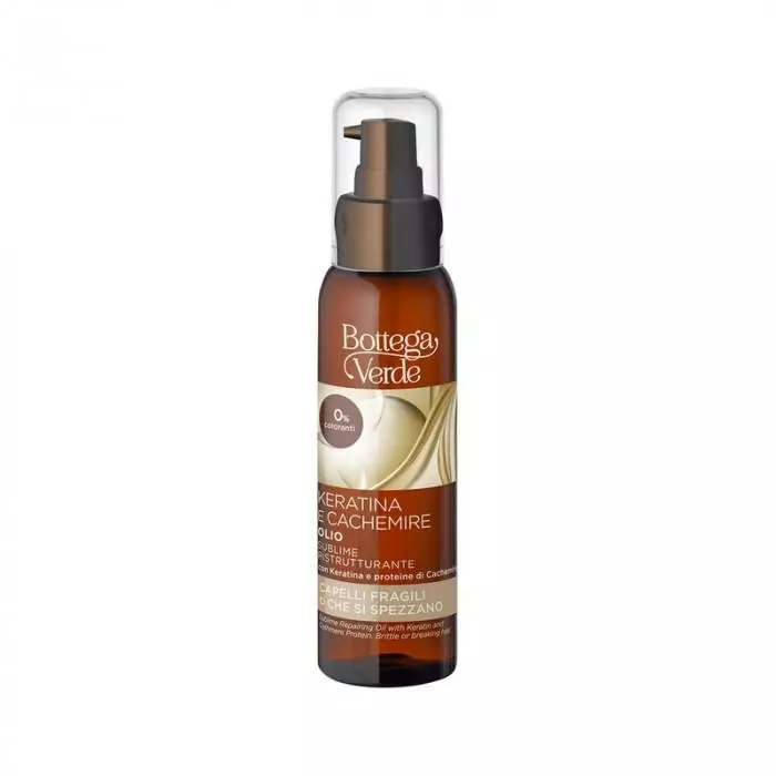 Bottega Verde Keratina e Cachemire haj regeneráló olaj 100ml Bottega Verde Keratina e Cachemire haj regeneráló olaj 100ml