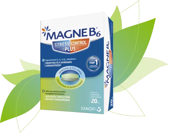 Magne B6 Stress Control Plus étrendk. filmtabletta 20x Magne B6 Stress Control Plus étrendk. filmtabletta 20x