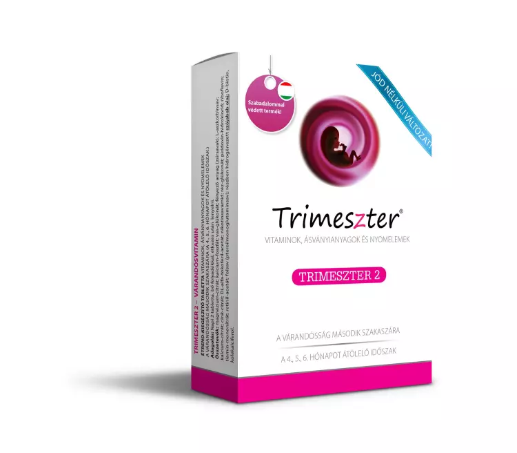Trimeszter 2 vitamin tabl. várandósoknak jódmentes 60x Trimeszter 2 vitamin tabl. várandósoknak jódmentes 60x