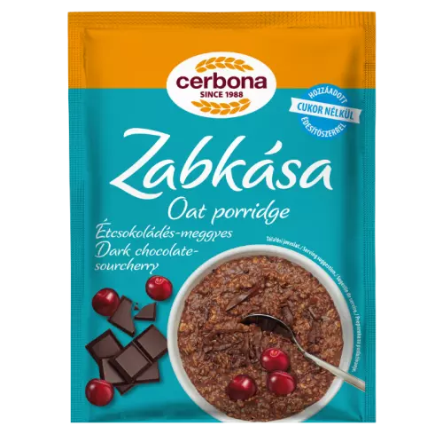 Cerbona zabkása étcsokoládé-meggy HCM. 50g