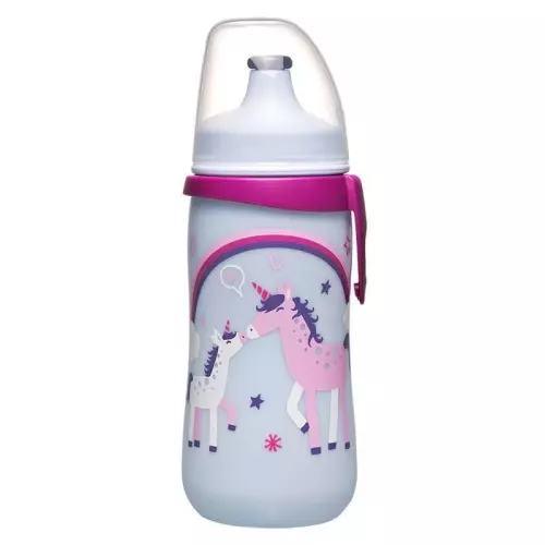 Nip Kids itató kulacs 18 hótól 330ml lányoknak 1x